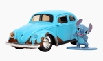 Lilo & Stitch - VW Beetle 1:32 Scale with Stitch Figure-collectibles-The Games Shop