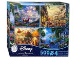 Ceaco - KinKade Disney Dreams 4x500 Piece Series 9-jigsaws-The Games Shop