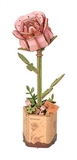 Wooden Bloom Kit - Pink Rose-construction-models-craft-The Games Shop