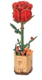Wooden Bloom Kit - Red Rose-construction-models-craft-The Games Shop