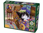 Cobble Hill - 1000 Piece - Comfy Cat-jigsaws-The Games Shop