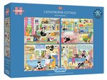 Gibson - 4 x 500 Piece - Catastrophe Cottage-jigsaws-The Games Shop