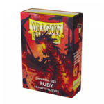 Dragon Shield Sleeves - 60 Matte Japanese - Ruby-trading card games-The Games Shop