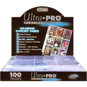 Ultra Pro 9 pocket page (each)
