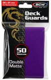 Standard Card Sleeves - BCW - 50 Matte Purple-trading card games-The Games Shop