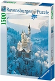 Ravensburger - 1500 Piece - Neuschwanstein Castle in Winter-jigsaws-The Games Shop