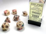 Chessex Dice - Polyhedral Set (7) - Festive Circus/Black-gaming-The Games Shop