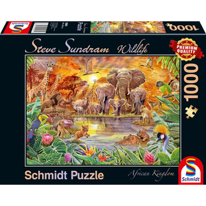 Schmidt - 1000 Piece - Sundram Wildlife African Kingdom