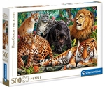 Clementoni - 500 Piece - Wild Cats-jigsaws-The Games Shop