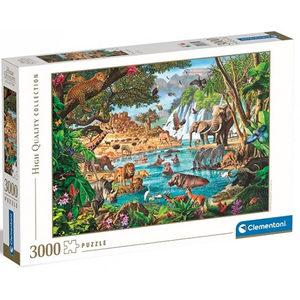 Clementoni - 3000 Piece - African Waterhole