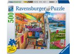 Ravensburger - 500 Peice - Rig Views-500-750-The Games Shop