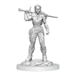 DUNGEONS AND DRAGONS - NOLZURS MARVELOUS UNPAINTED MINIATURES - Orc fighter Female-d&d-The Games Shop