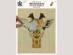 Wooden Jigsaw - 128 Piece - Giraffe-themed-The Games Shop