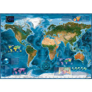 Heye - 2000 piece Map Art - Satellite map