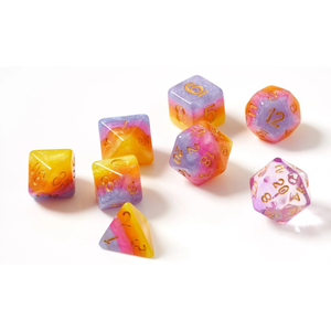 Sirius Dice - Polyhedral Set (7) - Tahitian Sunset