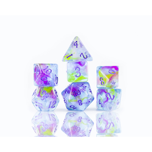 Sirius Dice - Polyhedral Set (7) - Watercolour