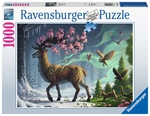 RAVENSBURGER - 1000 PIECE - DEER AND STAG IN WINTER-jigsaws-The Games Shop