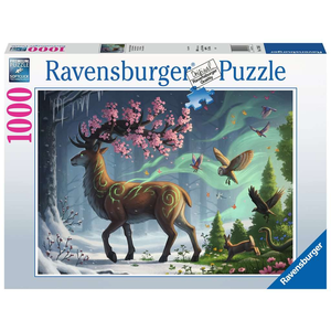 RAVENSBURGER - 1000 PIECE - DEER AND STAG IN WINTER
