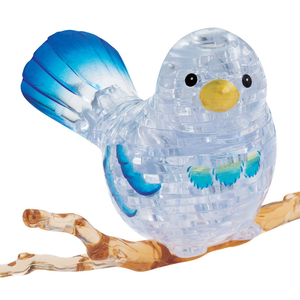 3D Crystal Puzzle - Clear Bird