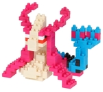 Nanoblock - Small Pokemon Milotic-construction-models-craft-The Games Shop