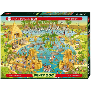 Heye - 1000 piece Funky Zoo - Nile Habitat