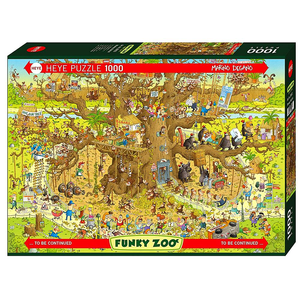 Heye - 1000 piece Funky Zoo - Monkey Habitat