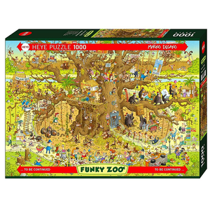 Heye - 1000 piece Funky Zoo - Monkey Habitat