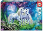 Educa - 500 Piece - Unicorns in the Forest-jigsaws-The Games Shop