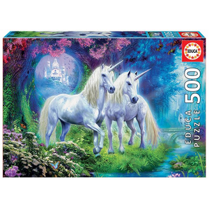 Educa - 500 Piece - Unicorns in the Forest
