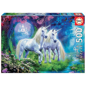 Educa - 500 Piece - Unicorns in the Forest