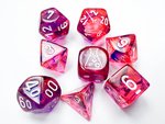 Chessex Dice Set - Polyhedral Set (7+) - Nebula Black Light Special/White-gaming-The Games Shop