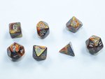 Chessex - Mini Polyhedral Set (7) - Lustrous Gold/Silver-gaming-The Games Shop