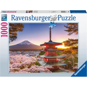 Ravensburger - 1000 Piece - Mount Fuji Cherry Blossom View
