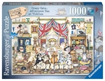 Ravensburger - 1000 Piece - Crazy Cats Afternoon Tea Tiddles-jigsaws-The Games Shop