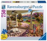 Ravensburger - 750 Piece Large Format - Cozy Front Porch-jigsaws-The Games Shop