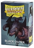 Dragon Shield Sleeves - 100 Matte - Black Outer-trading card games-The Games Shop