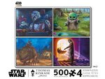 Ceaco - 4 x 500 Piece - Kinkade The Mandalorian -jigsaws-The Games Shop