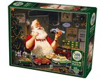 Cobble Hill - 1000 Piece - Santa Painting Cars-jigsaws-The Games Shop