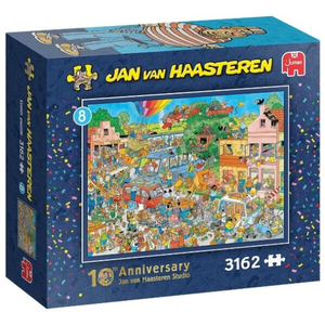Jumbo - 3000 piece - Jan Van Haasteren 10th Anniversary #8 Holiday Jitters 