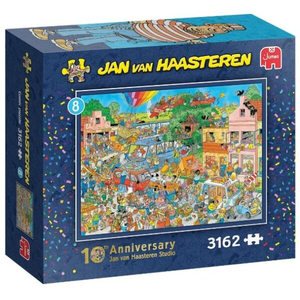 Jumbo - 3000 piece - Jan Van Haasteren 10th Anniversary #8 Holiday Jitters 