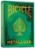 Bicycle - Single Deck MetalLuxe Green-card & dice games-The Games Shop