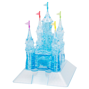 3D Crystal Puzzle - Grand Castle Dark Blue