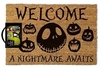 Door Mat - Nightmare Before Christmas Nightmare Awaits-quirky-The Games Shop