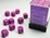 Chessex - 12mm D6 Dice Block (36) - Opaque Light Purple/White