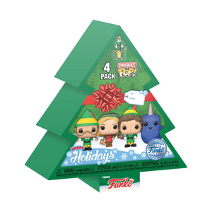 Pocket Pop Vinyl - Elf - Tree Holiday 4 Pack Box Set 