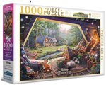 Harlington - 1000 Piece - Kinkade Disney Snow White and the 7 Dwarfs-jigsaws-The Games Shop