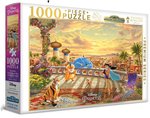 Harlington - 1000 Piece - Kinkade Disney Jasmine Dancing in Desert Sunset-jigsaws-The Games Shop