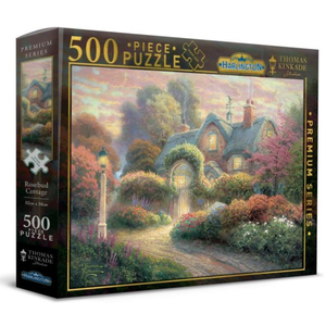 Harlington - 500 Piece - Kinkade Rosebud Cottage