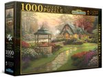 Harlington - 1000 Piece - Kinkade Make a Wish Cottage-jigsaws-The Games Shop