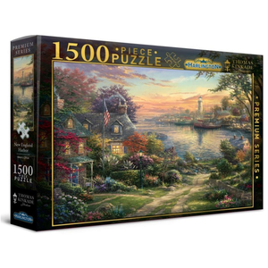 Harlington - 1500 Piece - Kinkade New Enland Harbour